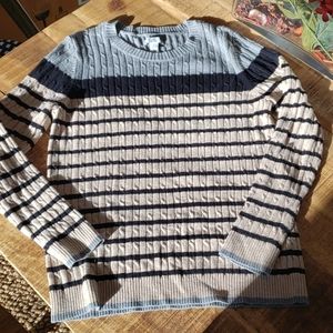 Striped sweater M